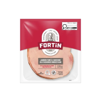 Jambon fumé à l'ancienne tranché