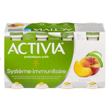 Peach Probiotics Drinking Yogurt