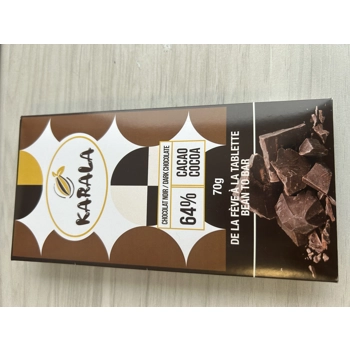 Tablette de chocolat 64%