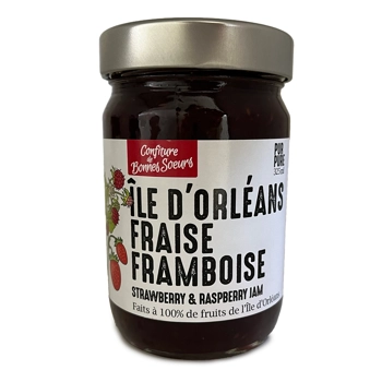 Strawberry and raspberry jam