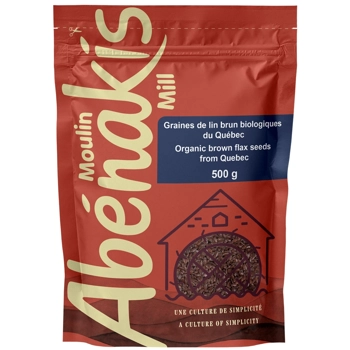 Graines de lin brun biologiques du Québec