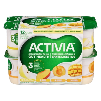 Apple-Peach-Apricot-Mango Probiotics Yogurt