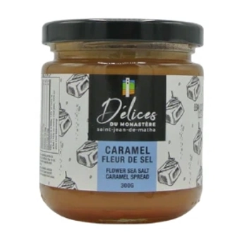 Flower sea salt caramel spread