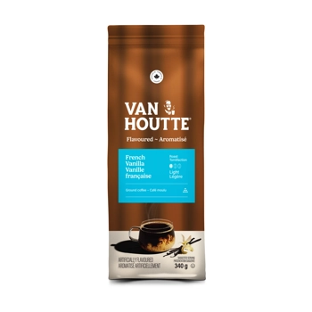 Café moulu Vanille Française - torréfaction légère