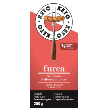 Furca Keto mild italian sausages ( 2 x 125g )