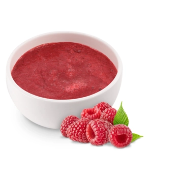 Purée de framboises du Québec 10% sucre ajouté