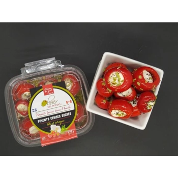 Piments cerises sucrées,  fêta et estragon