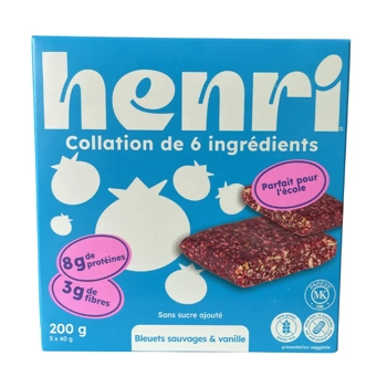 Henri Bleuets sauvages & vanille