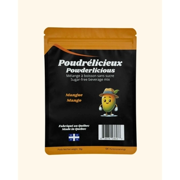 Powdered sugar free beverage mix - Mango