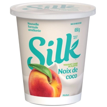 Yogourt à Base de plantes Noix de Coco Pêches