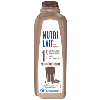 1% M.G. Lait Partiellement Écrémé au Chocolat
