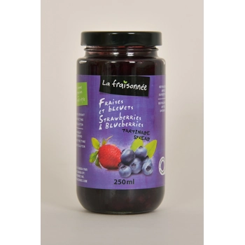 Strawberry bleuet spread