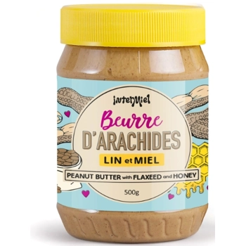 Beurre d'arachide lin et miel