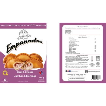 Empanadas Jambon et Fromage