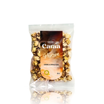 Popcorn Caraa - Caramel & Chocolat Noir.