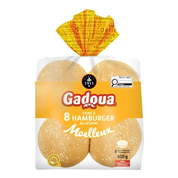 Pains à hamburger au sésame