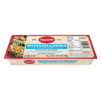 Mozzarellissima Pizza Mozzarella Léger 15% M.G.