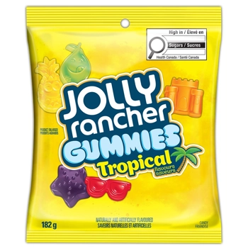 Gummies tropical flavors