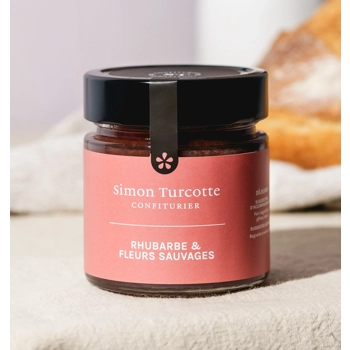 Tartinade De Rhubarbe Et Fleurs Sauvages
