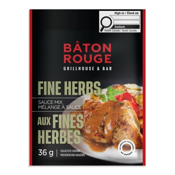 Mix sauce fine herb sauce