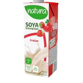Boisson de soya - Fraise biologique