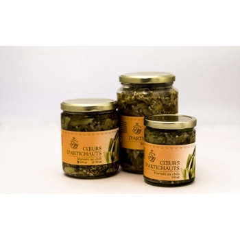 Coeurs d'artichauts au chili