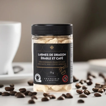 Mini-meringues à l'érable et au café.