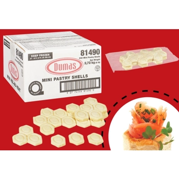 Mini vol-au-vent cru en vrac