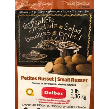 Petites pommes de terre russet