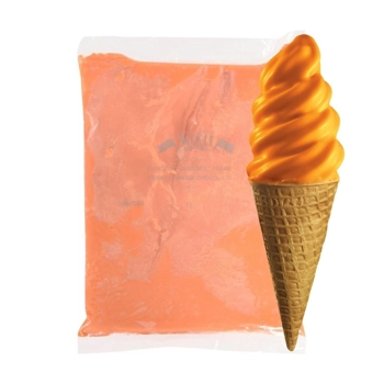 Orange cream chocolate cone dip