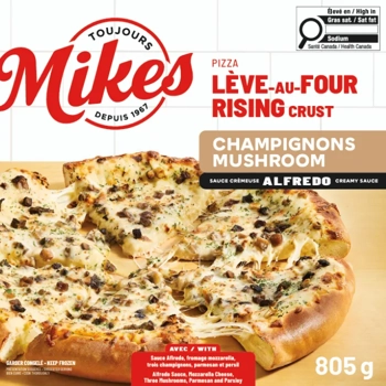 Mikes Pizza aux Champignons et Sauce Alfredo