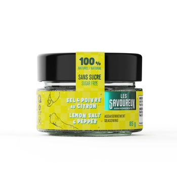 Lemon Pepper and Salt - Les Savoureux Seasonings