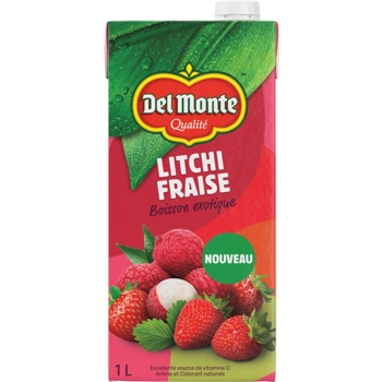 Del Monte - Boisson exotique Litchi Fraise