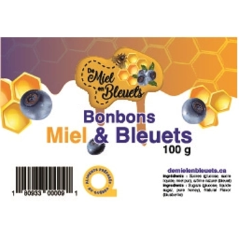 Bonbons miel et bleuet