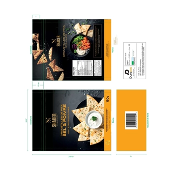 Croustilles de pita sel et poivre