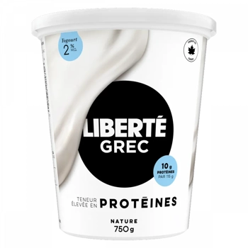Liberté Grec Yogourt Nature 2% M.G. 750G
