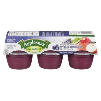 COLLATION  POMME BLEUETS SANS SUCRE AJOUTÉ