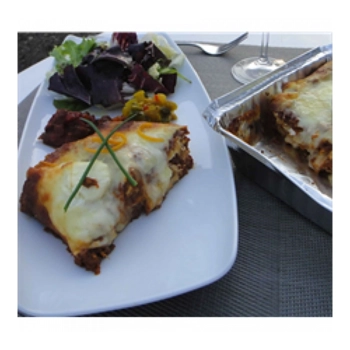Beef Lasagna with Plum Tomatoes, Ricotta and Fresh Thyme