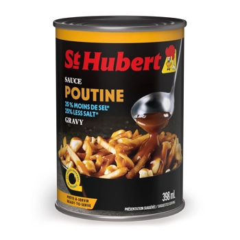 Poutine gravy - 25% less salt