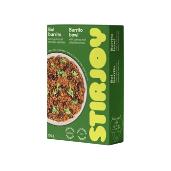 Bol burrito avec quinoa et tomates séchées