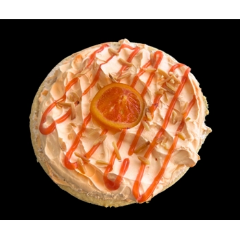 Tarte orange sanguine amande cardamome