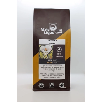 Ethiopia Sidamo Brun,  Grains, Équitable & Biologique