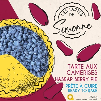 Haskap berry pie (ready to bake)