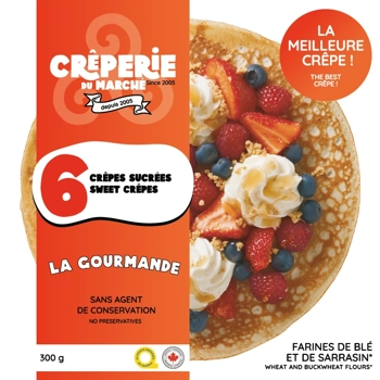 6 Sweet crêpes
