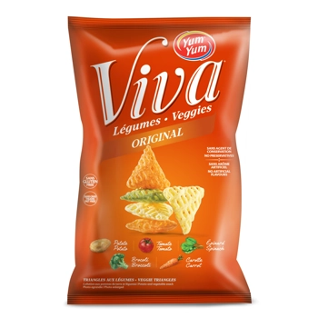 Viva triangle regular veggies chips