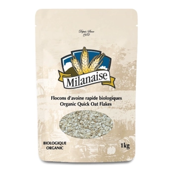 Flocons d’avoine rapide biologiques