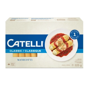 Pâtes Manicotti Catelli Classique