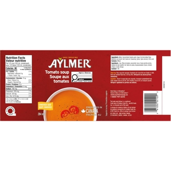 Soupe aux tomates condensée