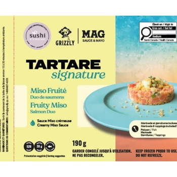 Tartare signature Miso fruité - Duo de saumons
