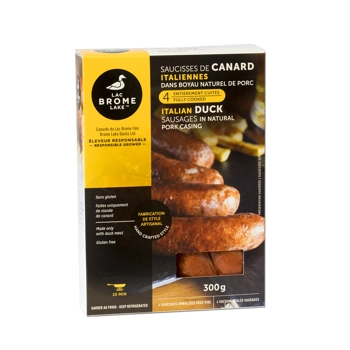 Saucisses de canard italiennes